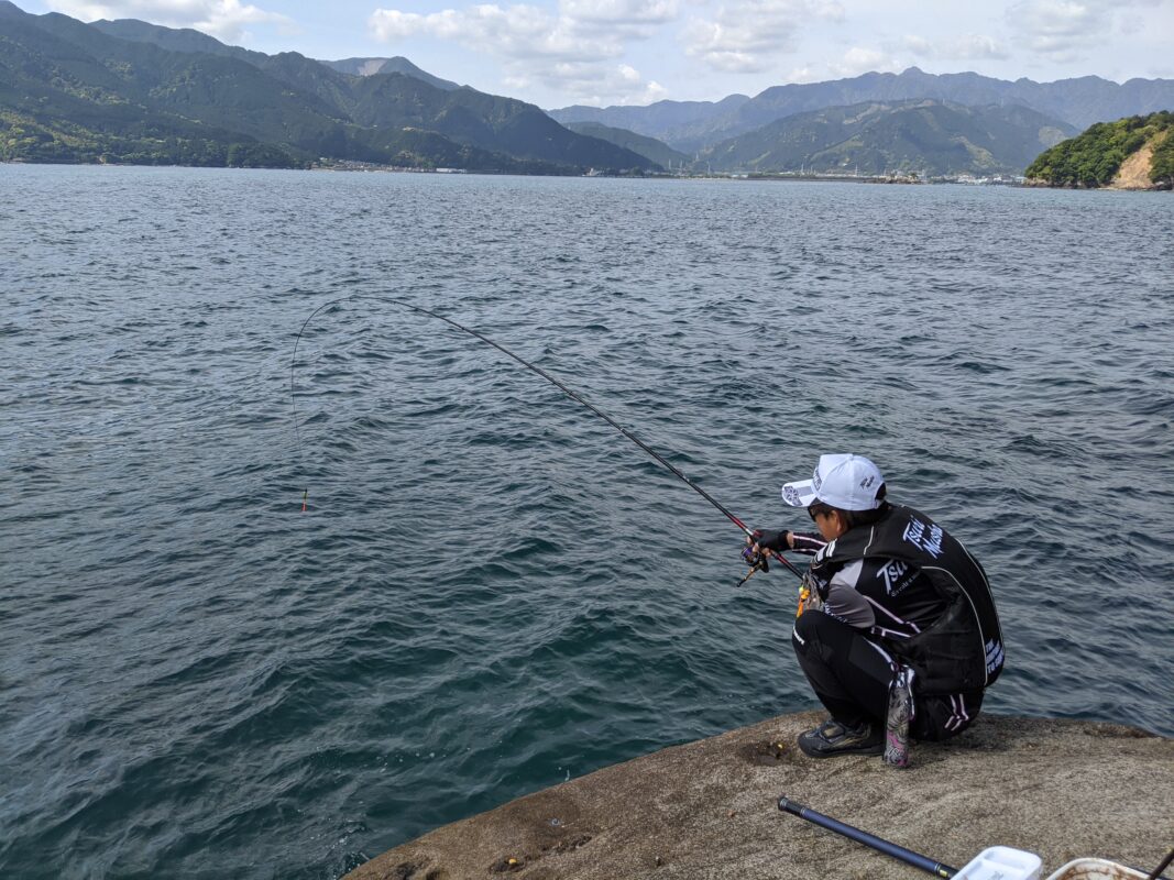 シロモッチ炸裂 尾鷲の磯チヌ連発劇 水谷知恵のフィッシングマスター
